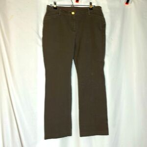 Chicos size 2 Light brown slacks with stretch denim. Size 12 W 17, inseam 28” L